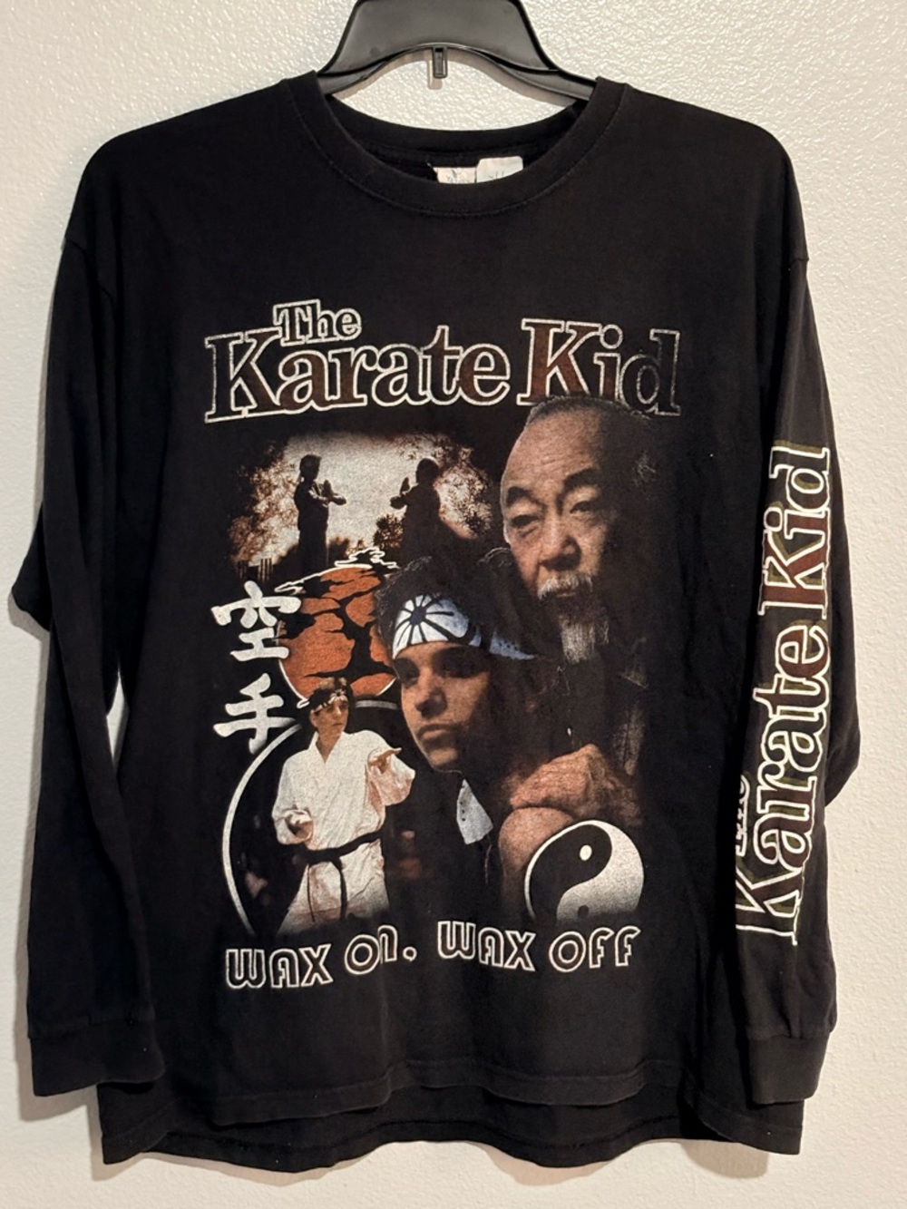 The Karate Kid Graphic Long Sleeve Tee - Black Sz xl